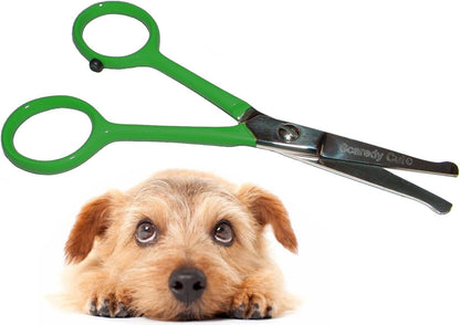 Tiny Trim 4.5" Ball-Tipped Scissor for Dog, Cat and All Pet Grooming - Ear, Nose, Face & Paw - 'S Small Safety Scissor