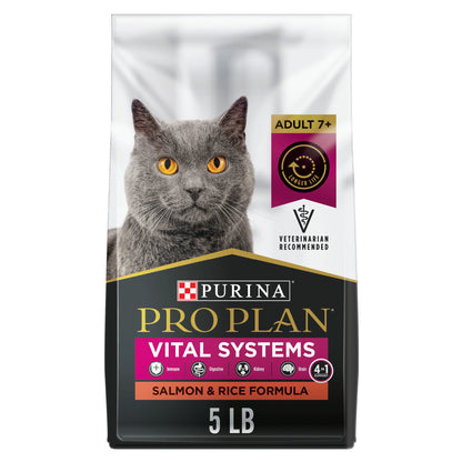 Vital Systems Dry Cat Food, Salmon & Rice, 3 Lb Bag