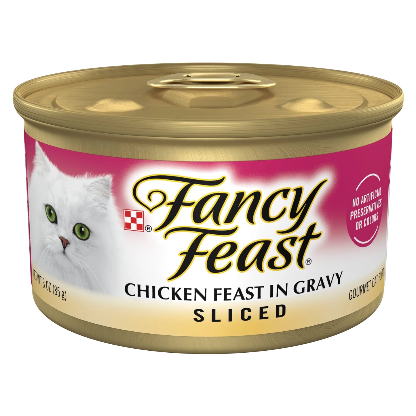 Purina  Sliced Chicken Feast Wet Cat Food in Gravy